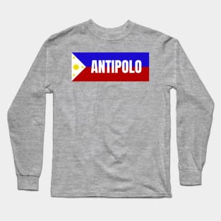 Antipolo City in Philippines Flag Long Sleeve T-Shirt